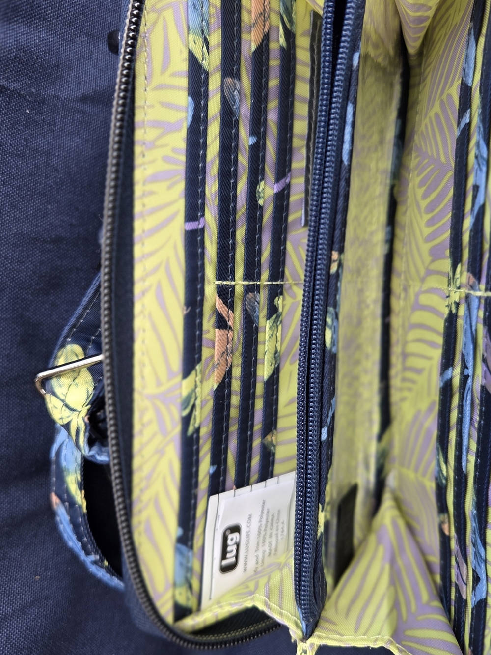 Loungefly Quilted Black Crossbody Wallet with Pastel Dragonfly Print - Picture 4 of 8